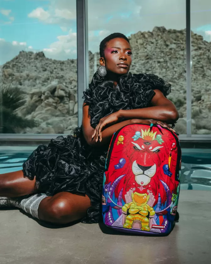 Zaino Sprayground Edizione Limitata - Astro King DLXV, Design Futuristica per Avventure Cosmiche