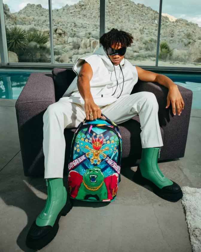 Zaino Sprayground DLXV - Viaggio Interstellare con Design Futuristico

(：，DLXV，