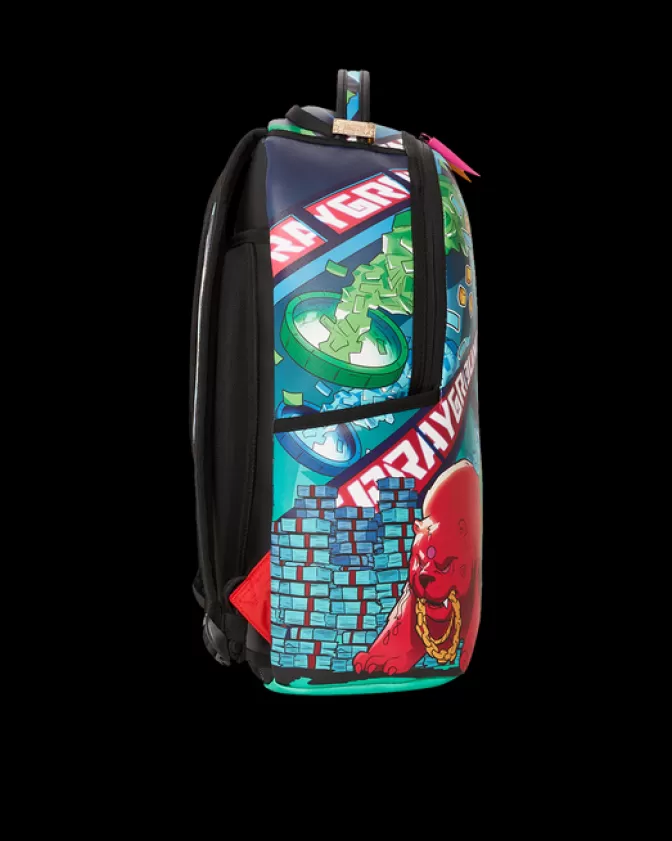 Zaino Sprayground DLXV - Viaggio Interstellare con Design Futuristico

(：，DLXV，