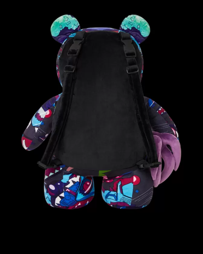 Zaini Sprayground Stile Orsacchiotto - Astro Twilight Edition con Ricamo Moneybear, Modelli Unici per Giovani Creativi