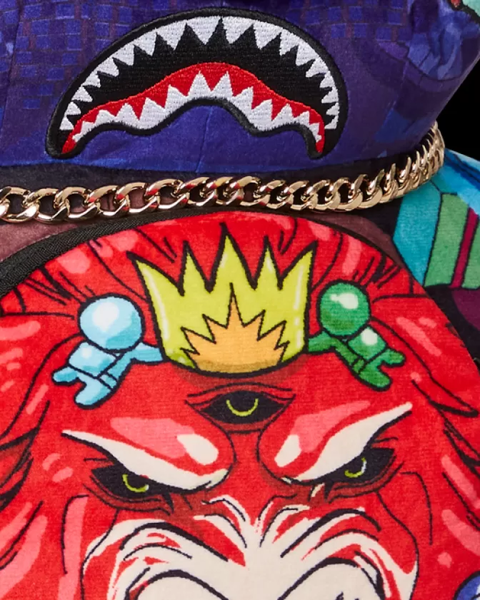 Zaini Sprayground Stile Orsacchiotto - Astro Twilight Edition con Ricamo Moneybear, Modelli Unici per Giovani Creativi
