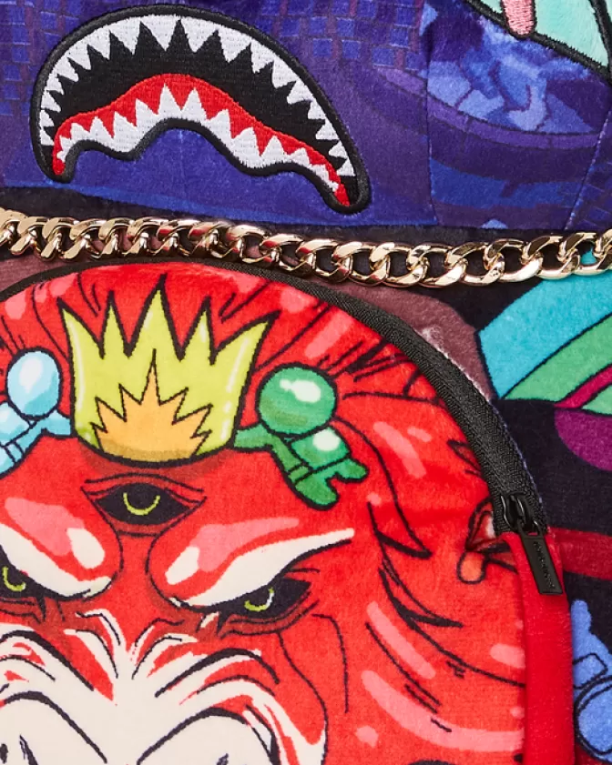Zaini Sprayground Stile Orsacchiotto - Astro Twilight Edition con Ricamo Moneybear, Modelli Unici per Giovani Creativi
