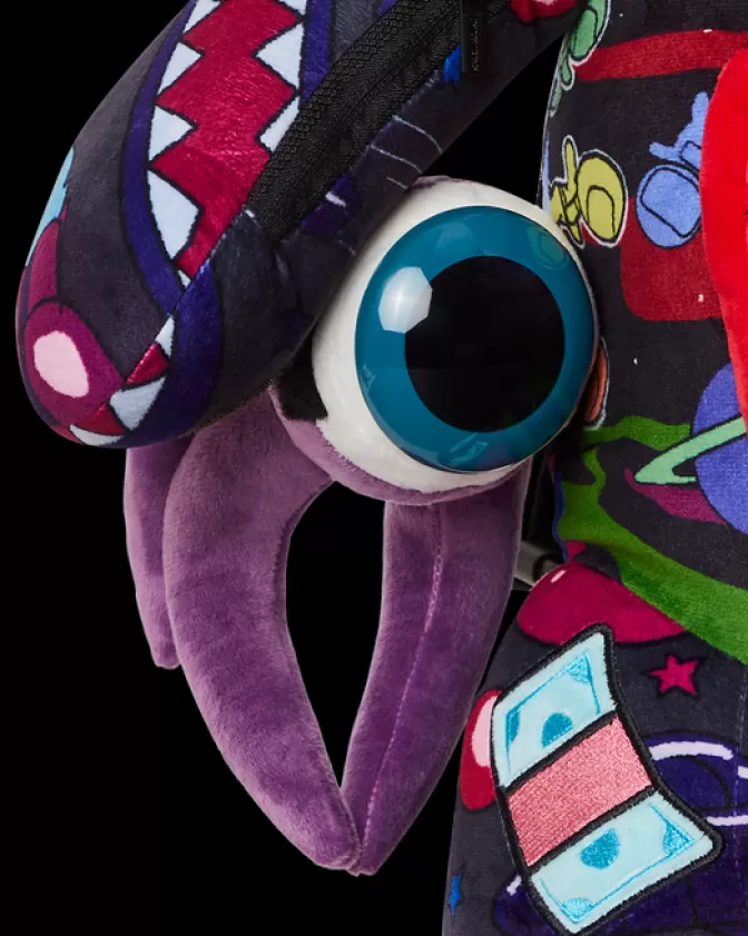 Zaini Sprayground Stile Orsacchiotto - Astro Twilight Edition con Ricamo Moneybear, Modelli Unici per Giovani Creativi