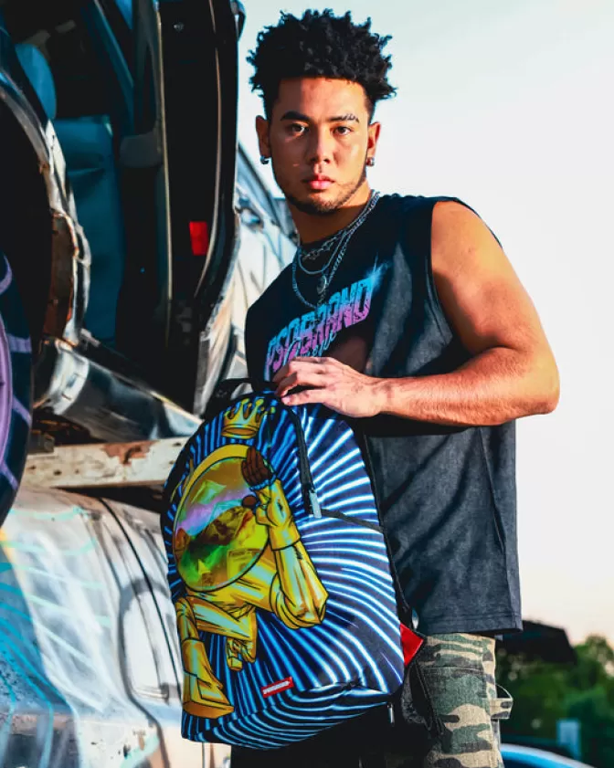 Zaino Sprayground Astromane - Design Futuristico per Viaggi Interstellari e Utilizzo Quotidiano