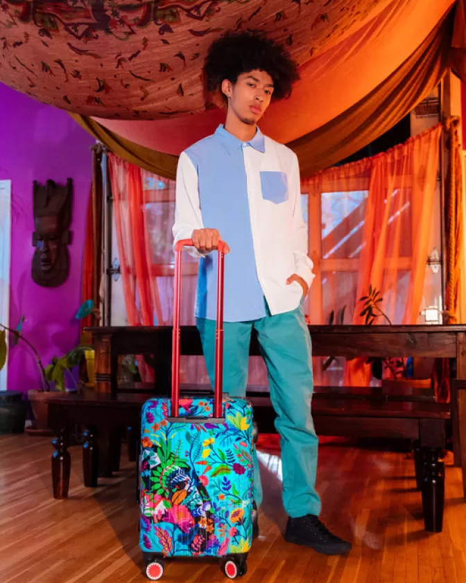 Sprayground Valigia Rigida Cabina Avanguardie Botaniche - Esploratore Galattico con Design Futuristico per Viaggi Avventurosi (Resistente e Funzionale)