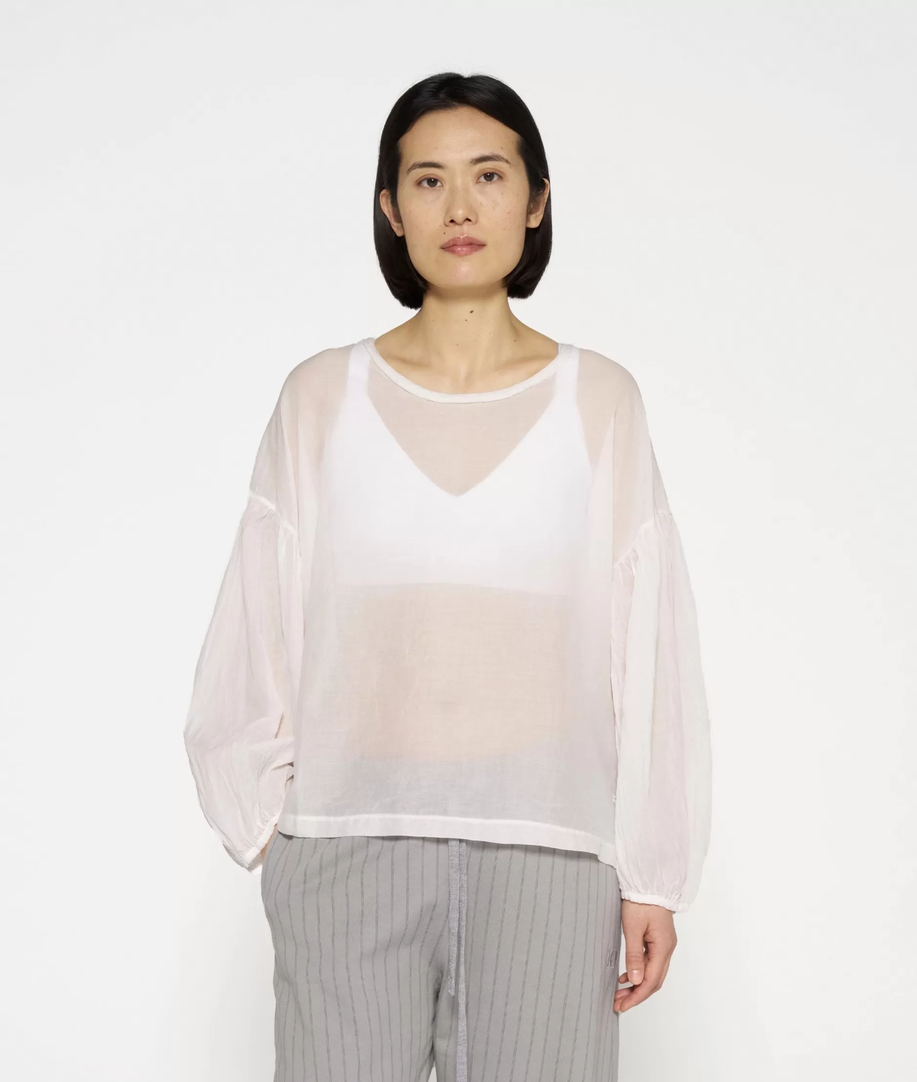 Camicia Elegante con Maniche a Palloncino - Stilizzata per 10 Giorni | Moda Femminile Contemporanea