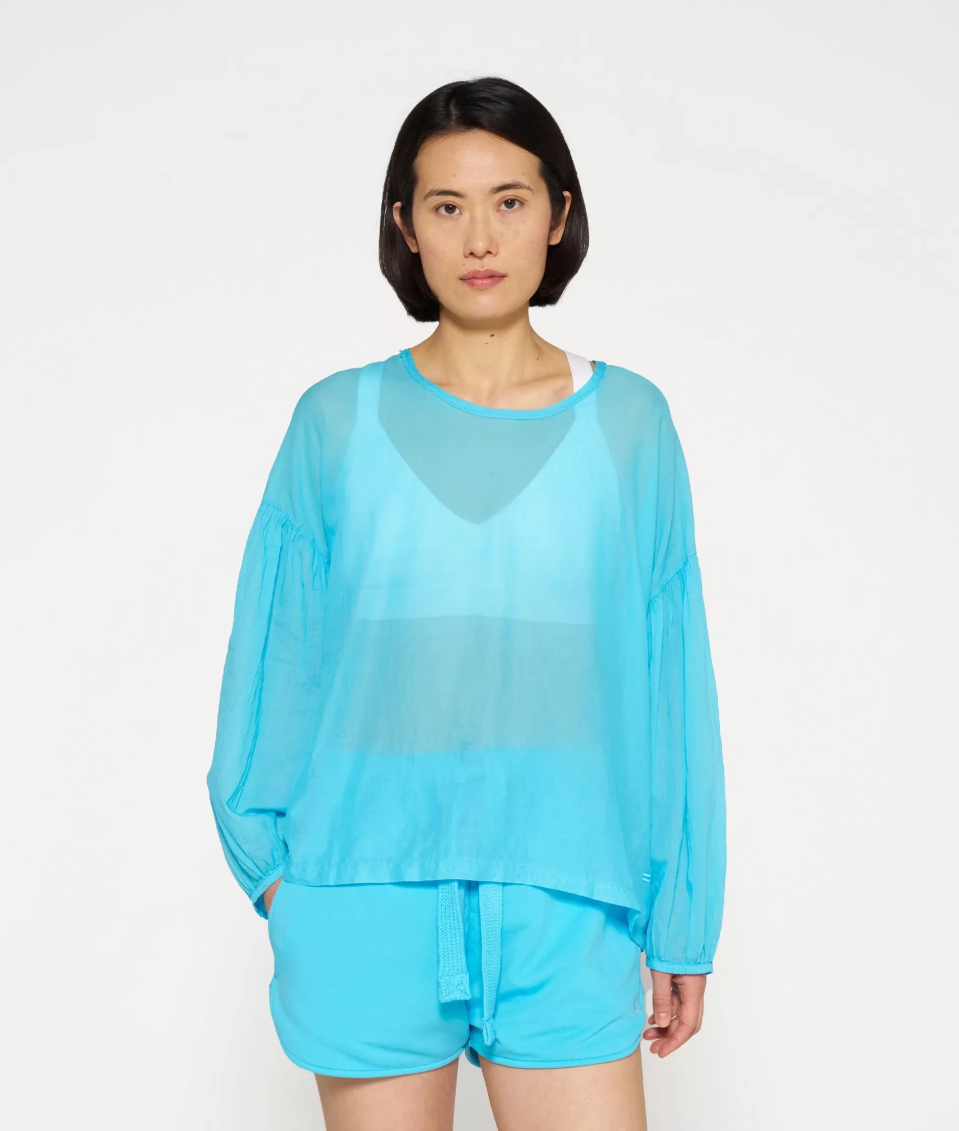 Camicia con Maniche a Palloncino Donna 10GIORNI - Stile Fresco e Femminile