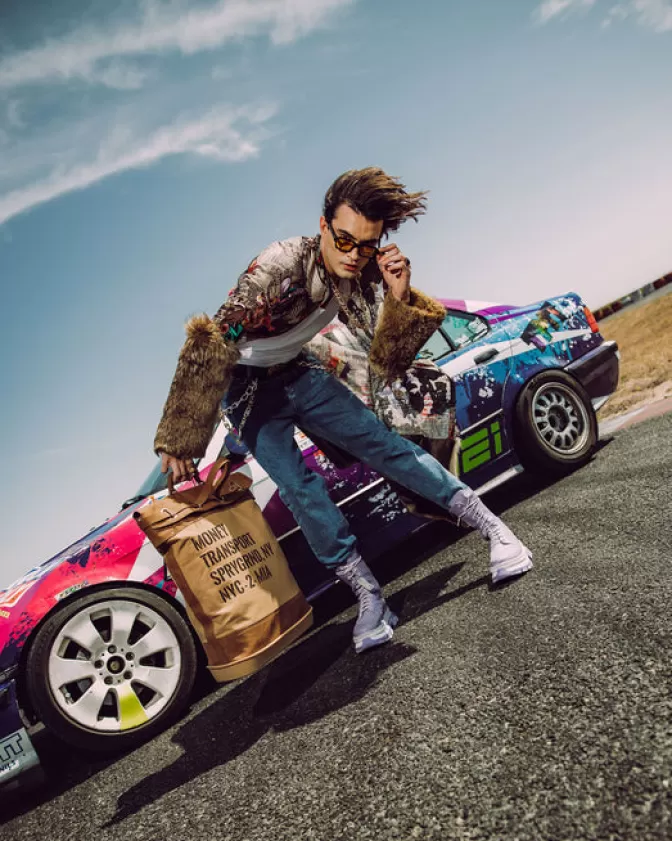 Zaini Sprayground - Borsa blindata professionale per trasferimenti sicuri con design streetwear