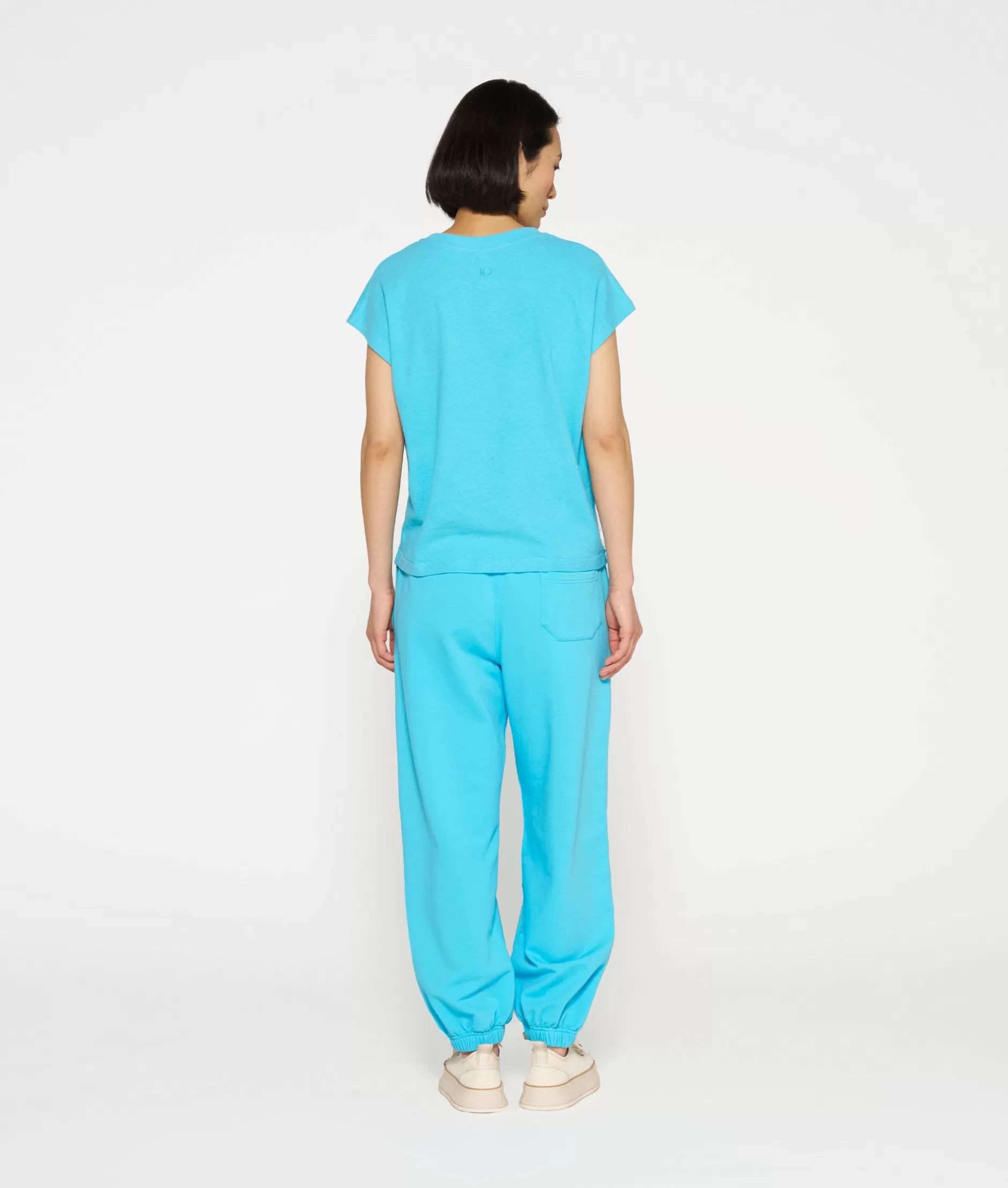 Donna 10DAYS - Pantaloni Jogger Casual con Stile Sportivo e Design a Righe Laterali, Comodi per Tutto il Giorno
