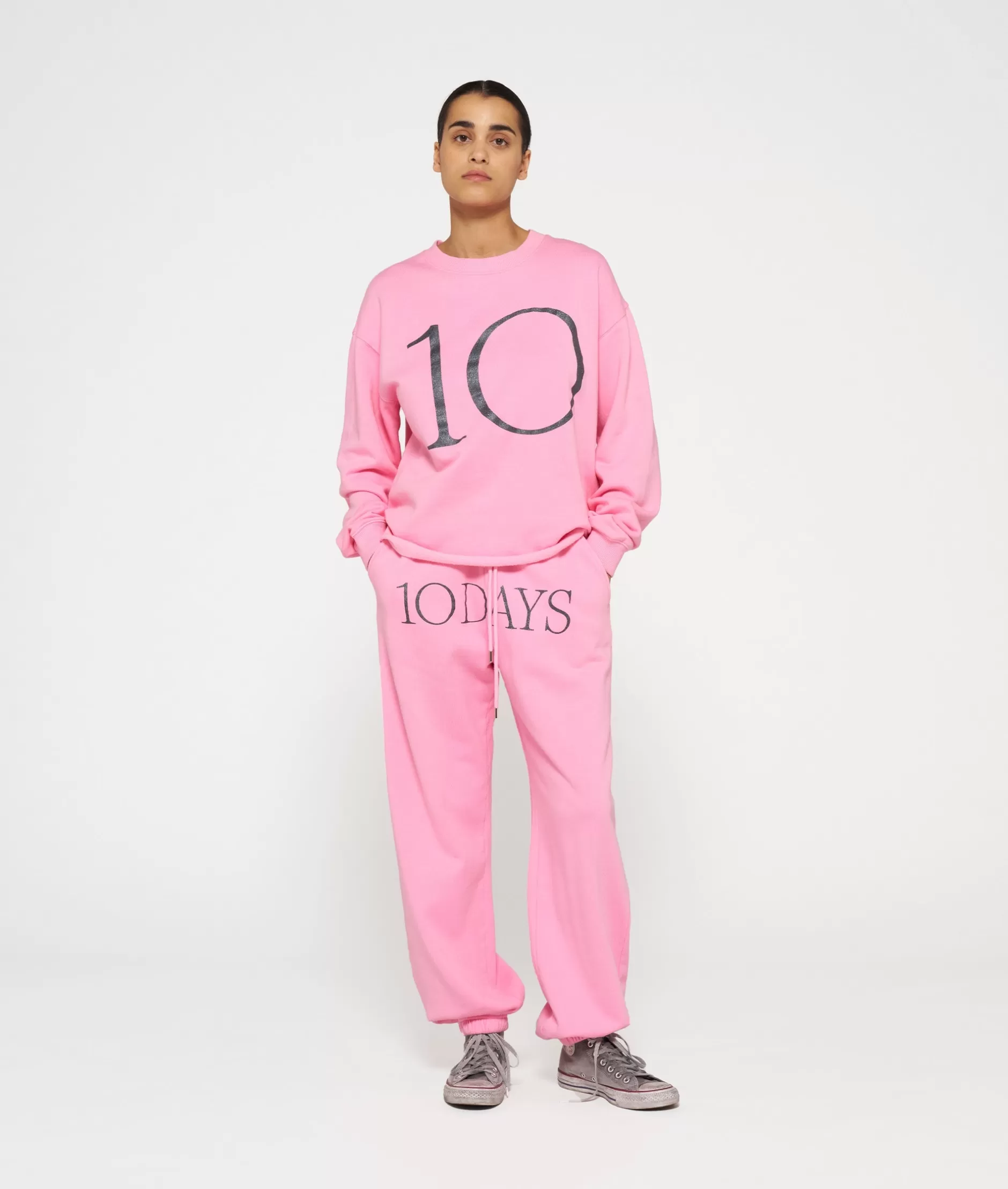 Pantaloni Jogger Donna 10DAYS - Modello Bar Comodo per Sport e Tempo Libero