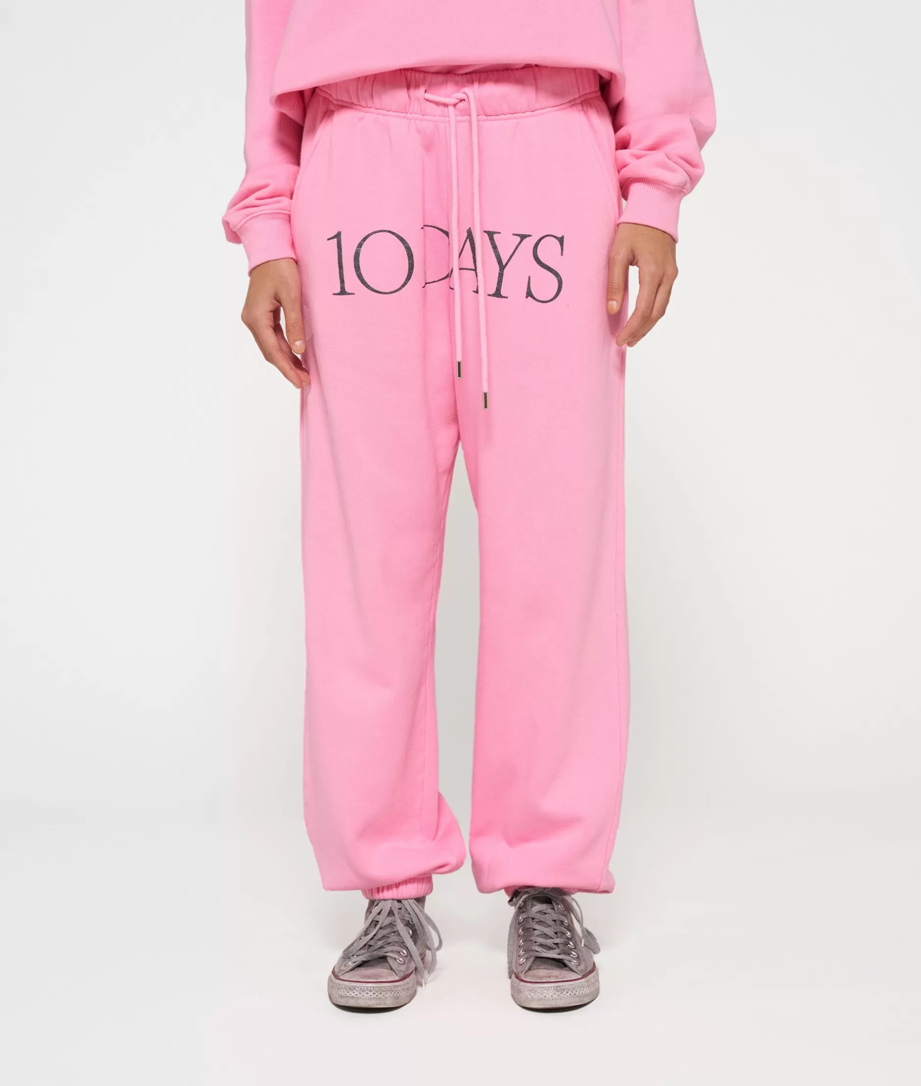 Pantaloni Jogger Donna 10DAYS - Modello Bar Comodo per Sport e Tempo Libero