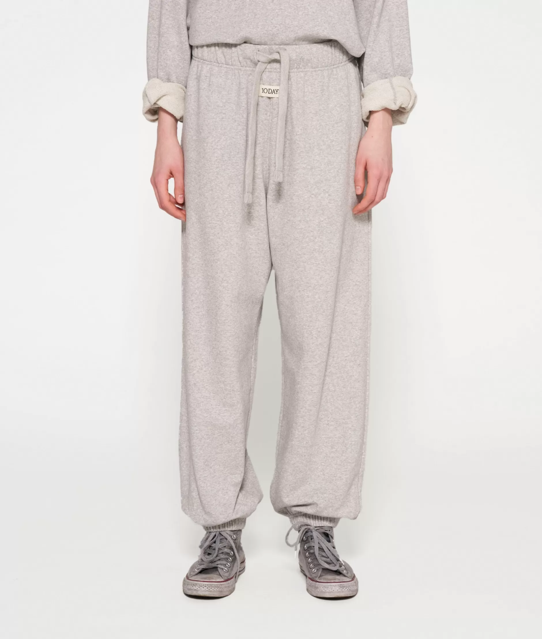 Jogger Donna 10Days in Pile Morbido - Pantaloni Sportivi Comodi per Look Casual e All Day Comfort