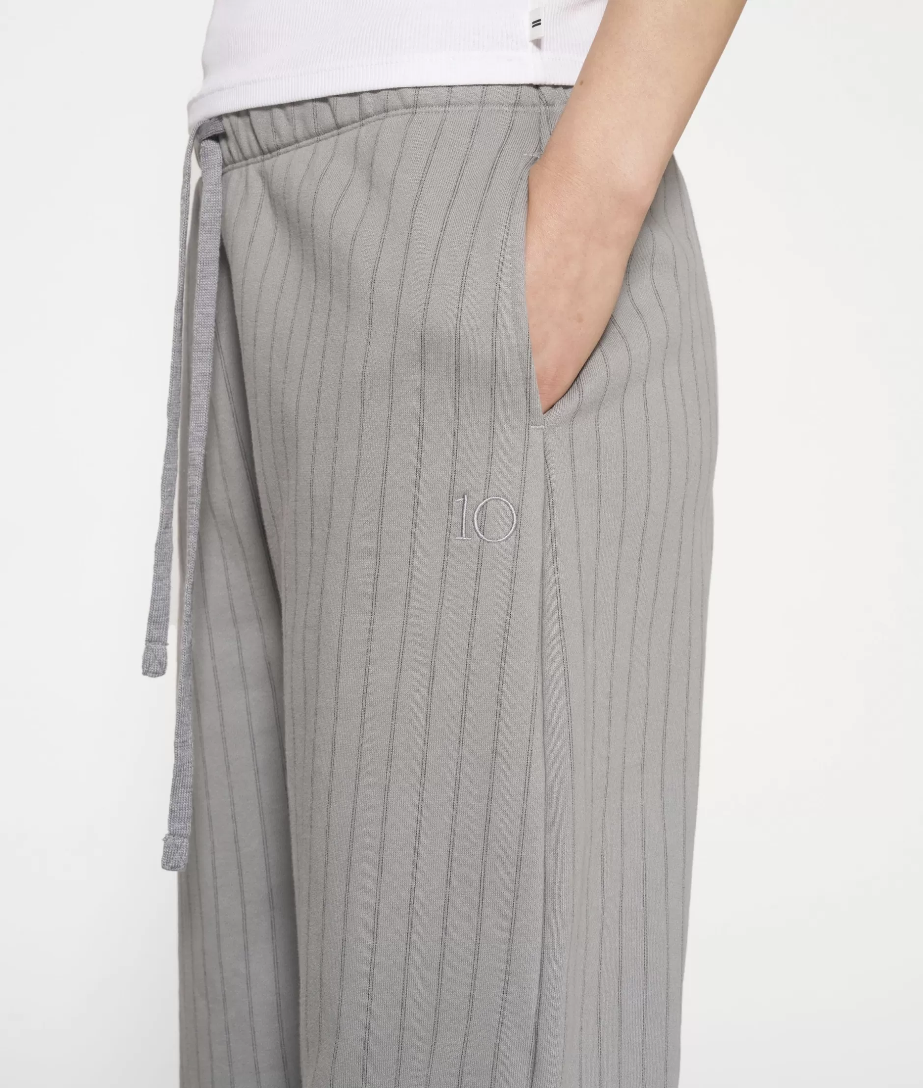 Jogger Eleganti Donna 10DAYS con Righe Sottili - Interno Morbido e Confortevole, Perfetti per Tutto il Giorno
