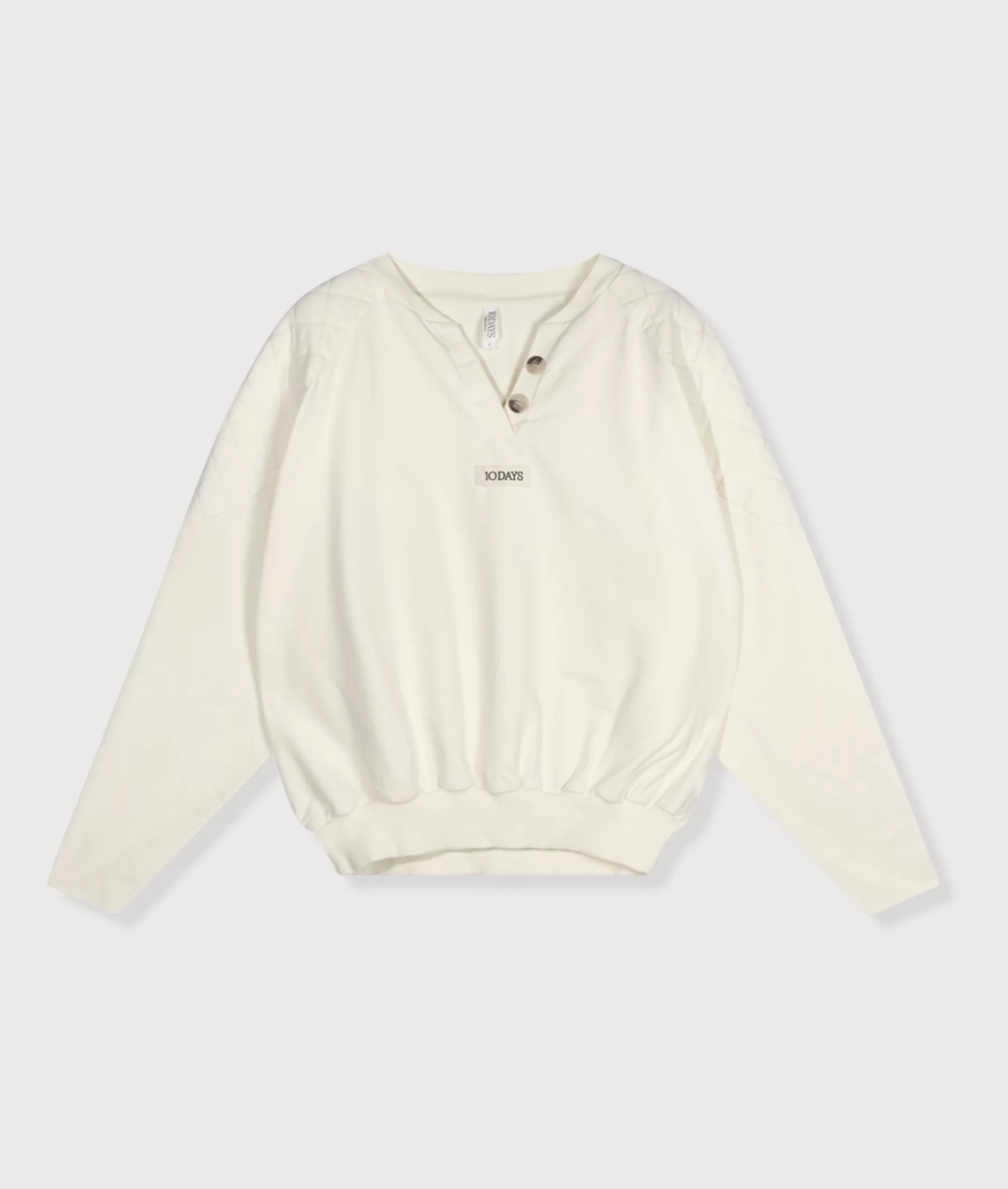 Donna 10DAYS - Felpa con Cappuccio Comoda Stile Casual, Maglione Perfetto per Serate in Città