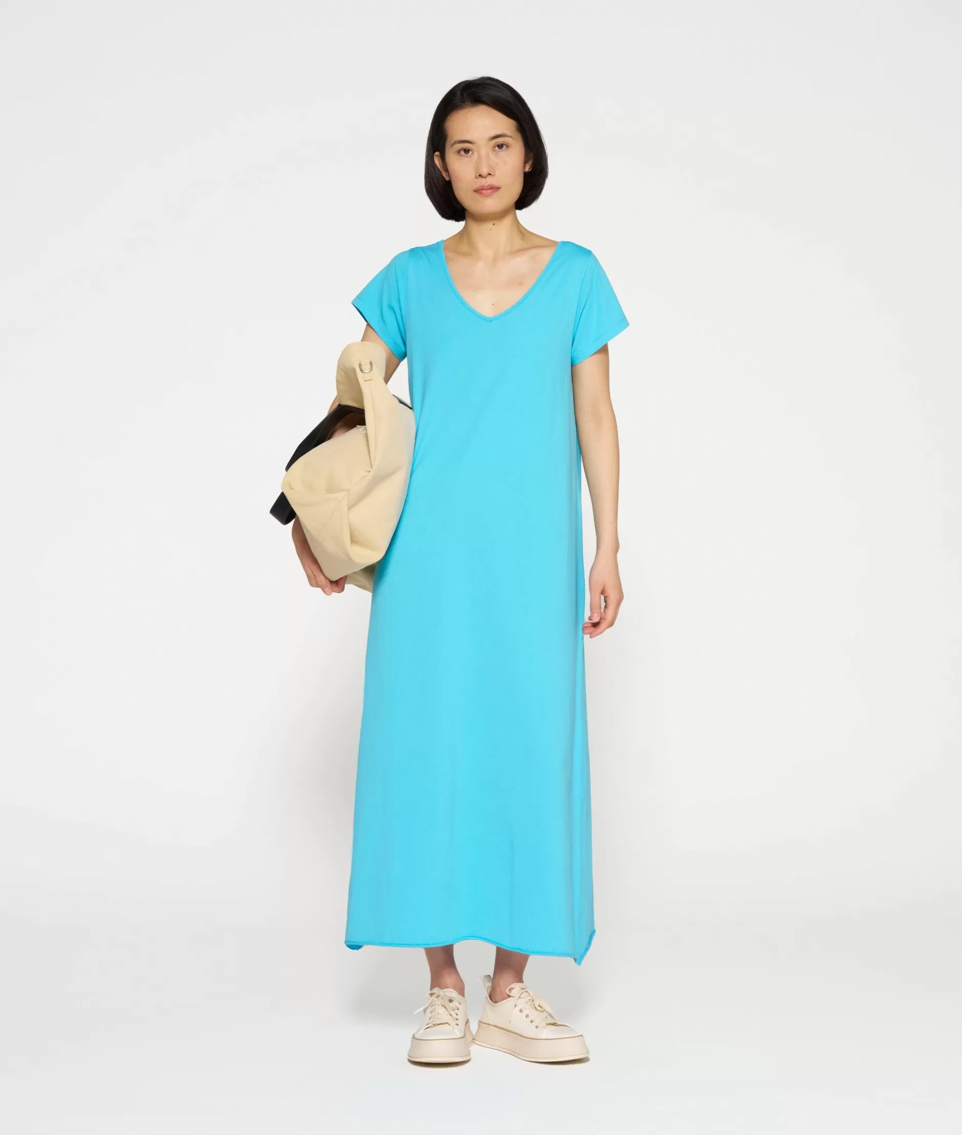 Abito estivo elegante per spiaggia, vestito lungo donna taglia 10 - collezione 10 Days