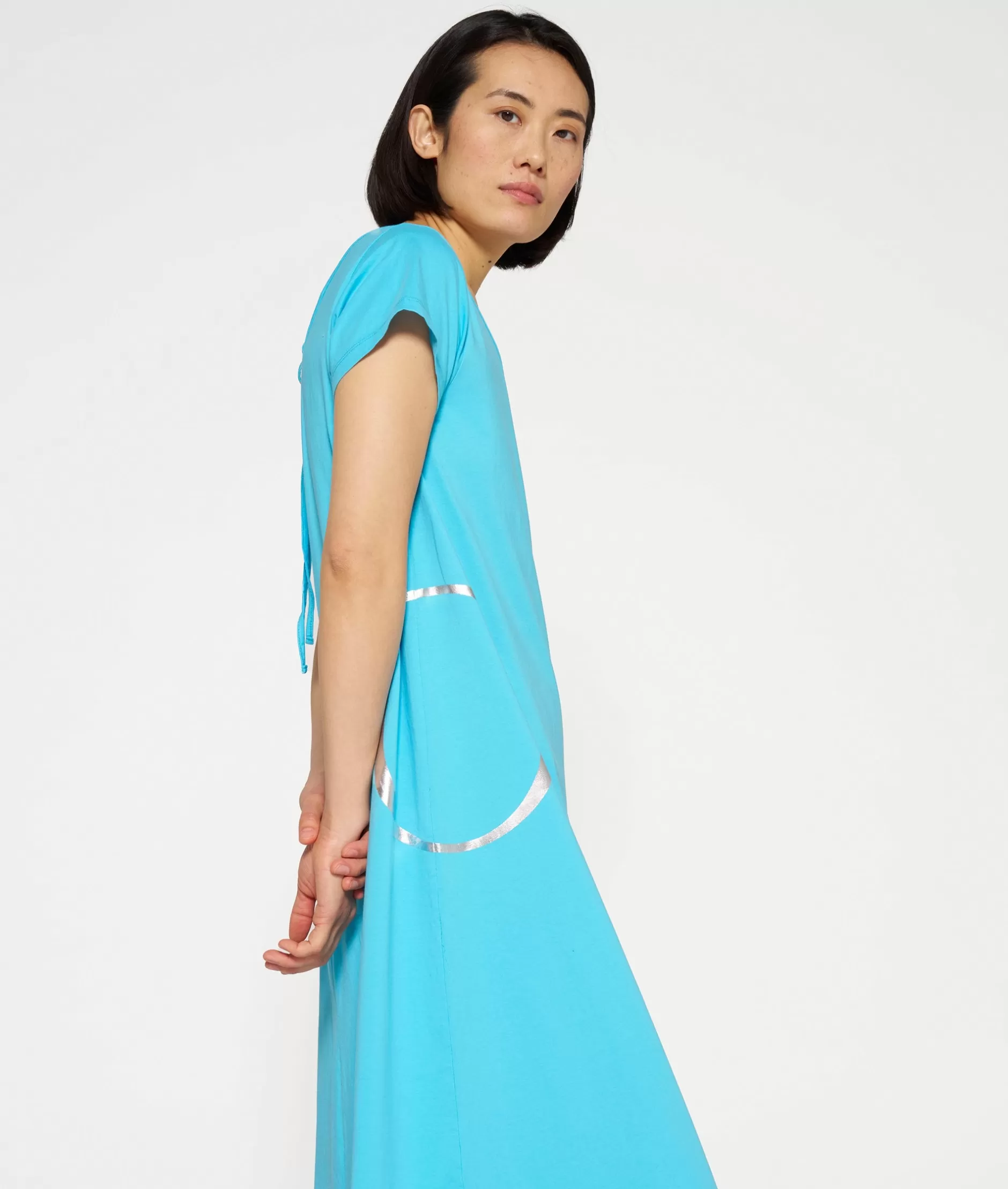 Abito estivo elegante per spiaggia, vestito lungo donna taglia 10 - collezione 10 Days