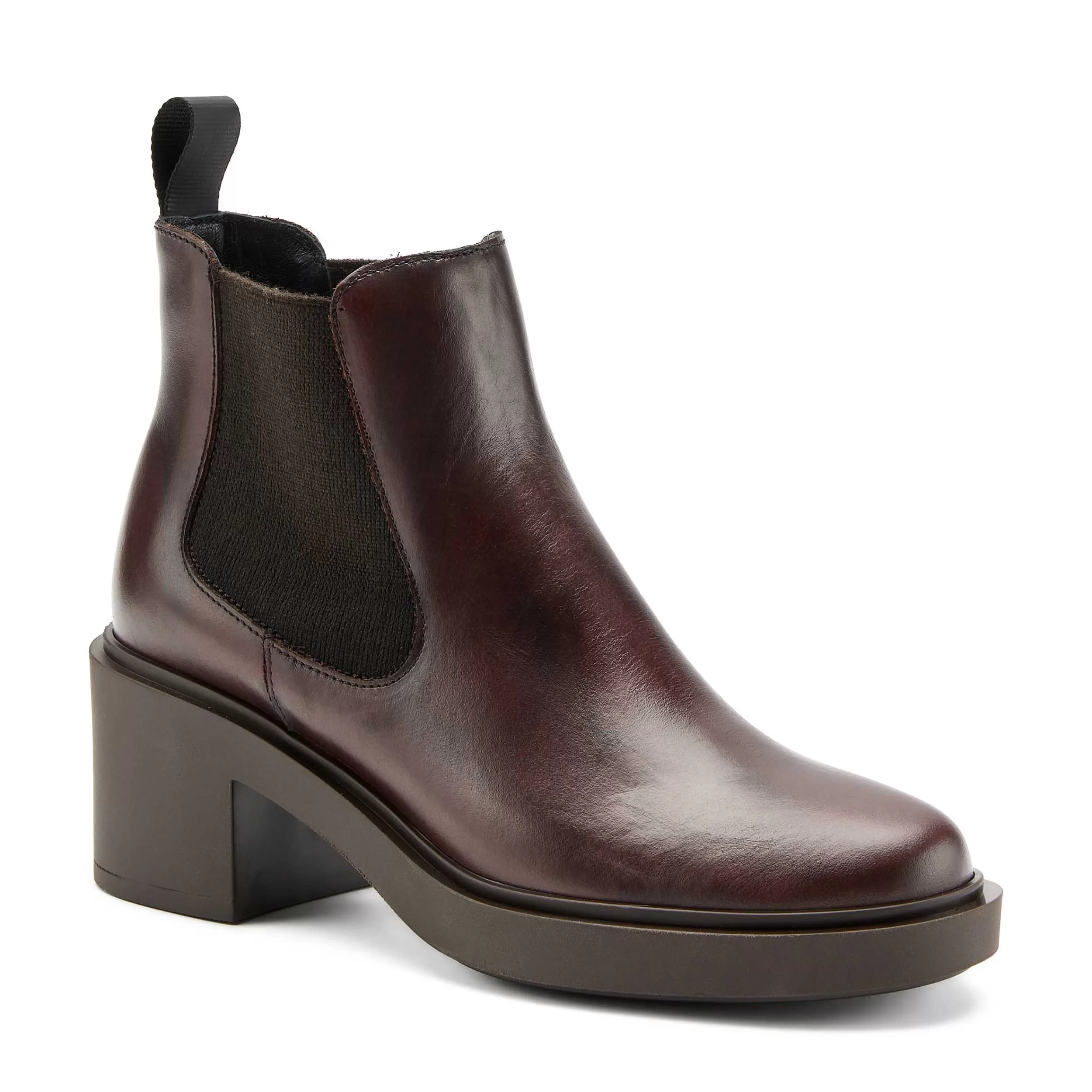 Stivaletti Donna in Pelle Morbida con Tacco Comodo - Design Femminile Ispirato allo Stile Vintage Beatles
