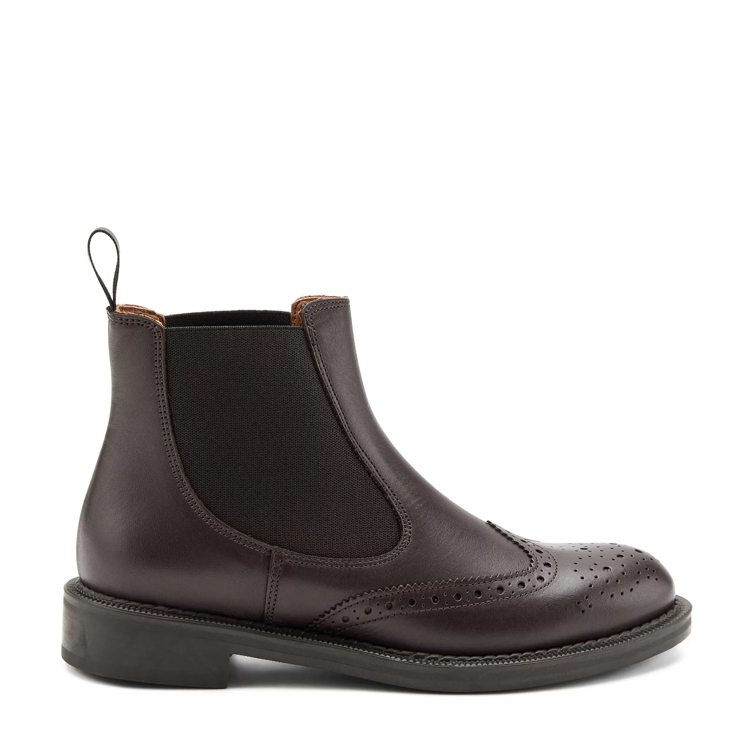 Stivaletti Donna in Pelle con Ricamo a Coda di Rondine - Ispirazione Vintage Beatles