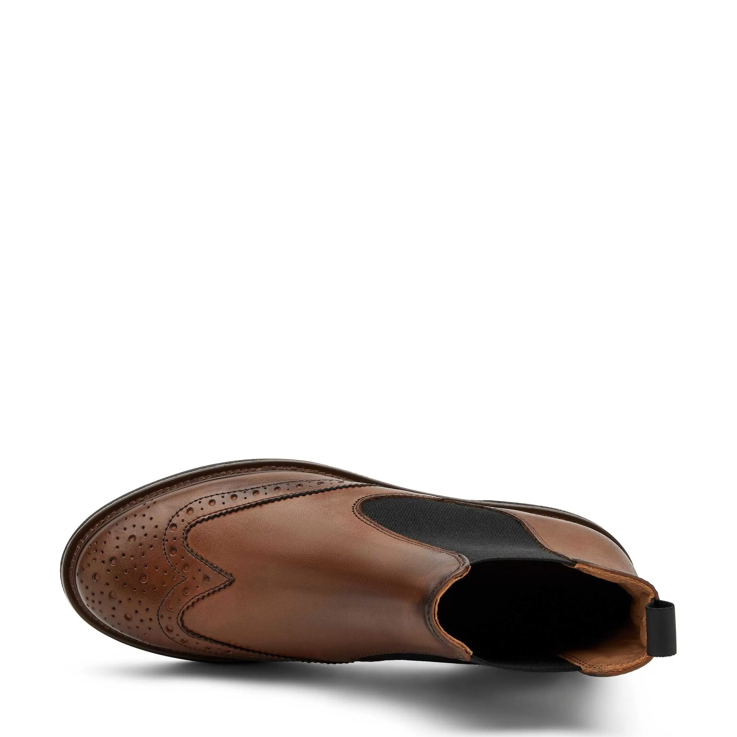 Eleganti Loafers Beatles Donna con Dettaglio Coda di Rondine in Pelle - Finitura Anticata Stile Vintage 

（：，、，，。）