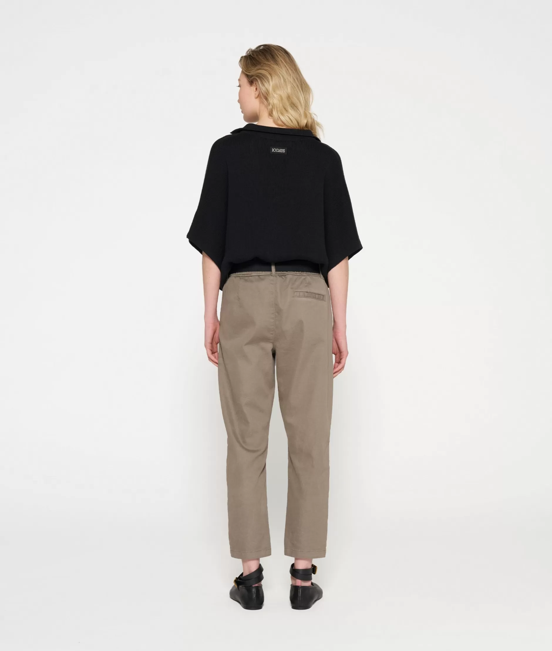Pantaloni Donna con Cintura - Jeans Jogger Elasticizzati Confezionati 10DAYS
