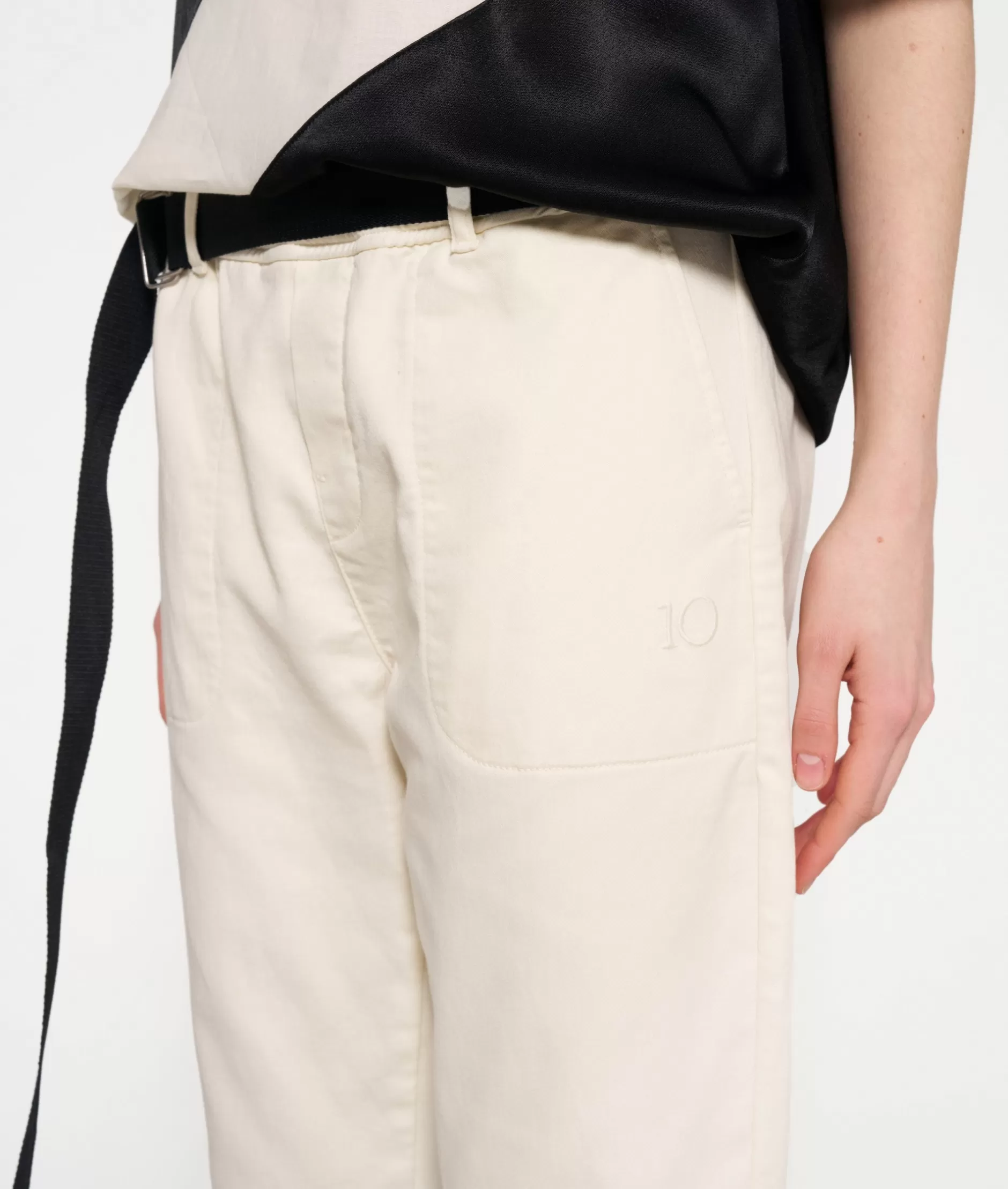 Jeans Jogger Donna 10DAYS con Cintura Regolabile - Pantaloni Denim Comodi Stile Casual, Perfetti per Tutto il Giorno