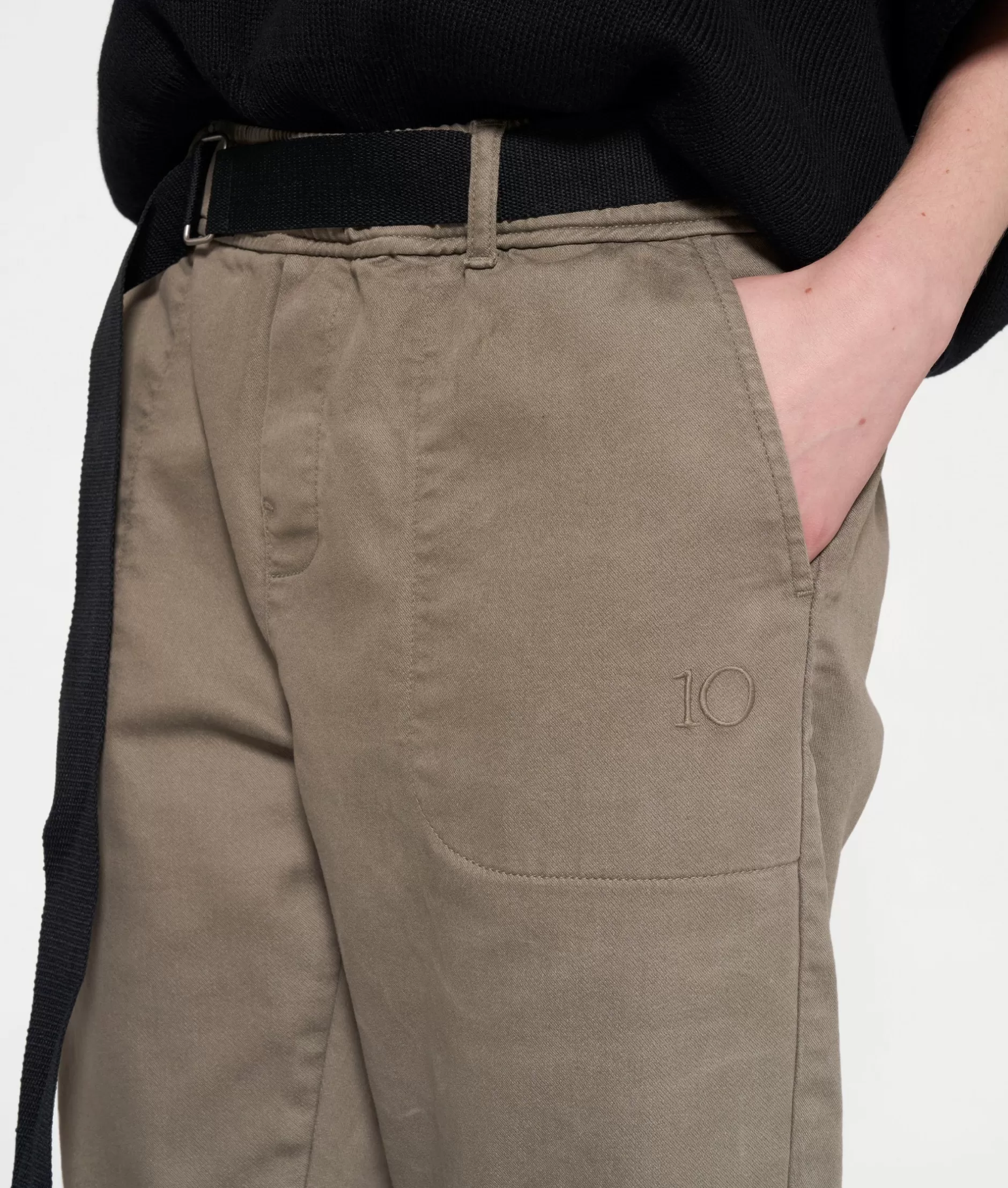 Pantaloni Donna con Cintura - Jeans Jogger Elasticizzati Confezionati 10DAYS