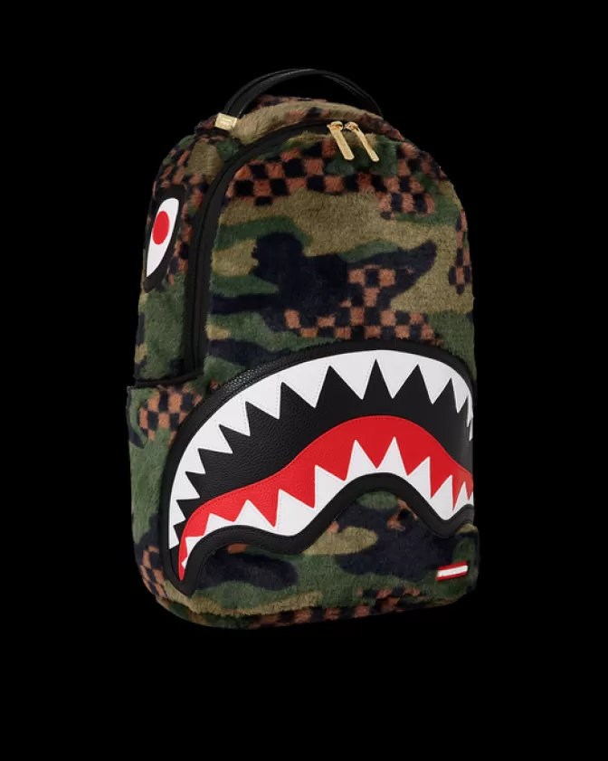 Zaino Sprayground Stellato con Motivo Squalo Pelliccia - Design Unico e Moderno