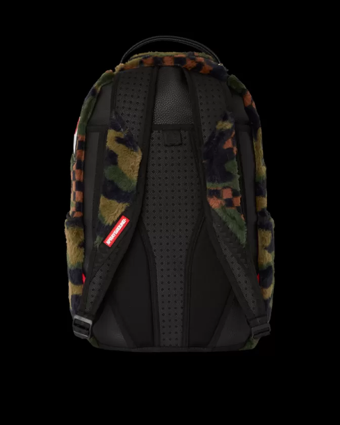 Zaino Sprayground Stellato con Motivo Squalo Pelliccia - Design Unico e Moderno