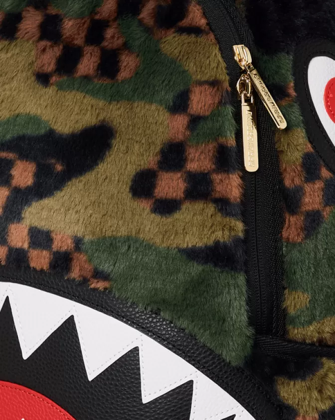 Zaino Sprayground Stellato con Motivo Squalo Pelliccia - Design Unico e Moderno