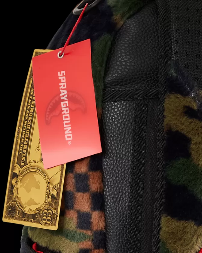 Zaino Sprayground Stellato con Motivo Squalo Pelliccia - Design Unico e Moderno