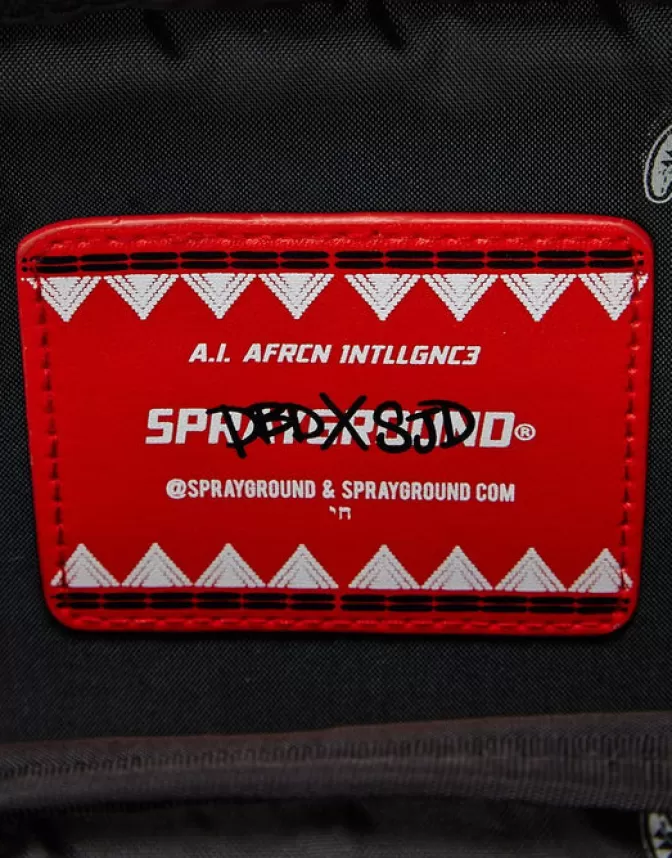 Sprayground Zaino a Tracolla Mimetismo Pantera Nera - Design Audace per Stile Urbano Esclusivo
