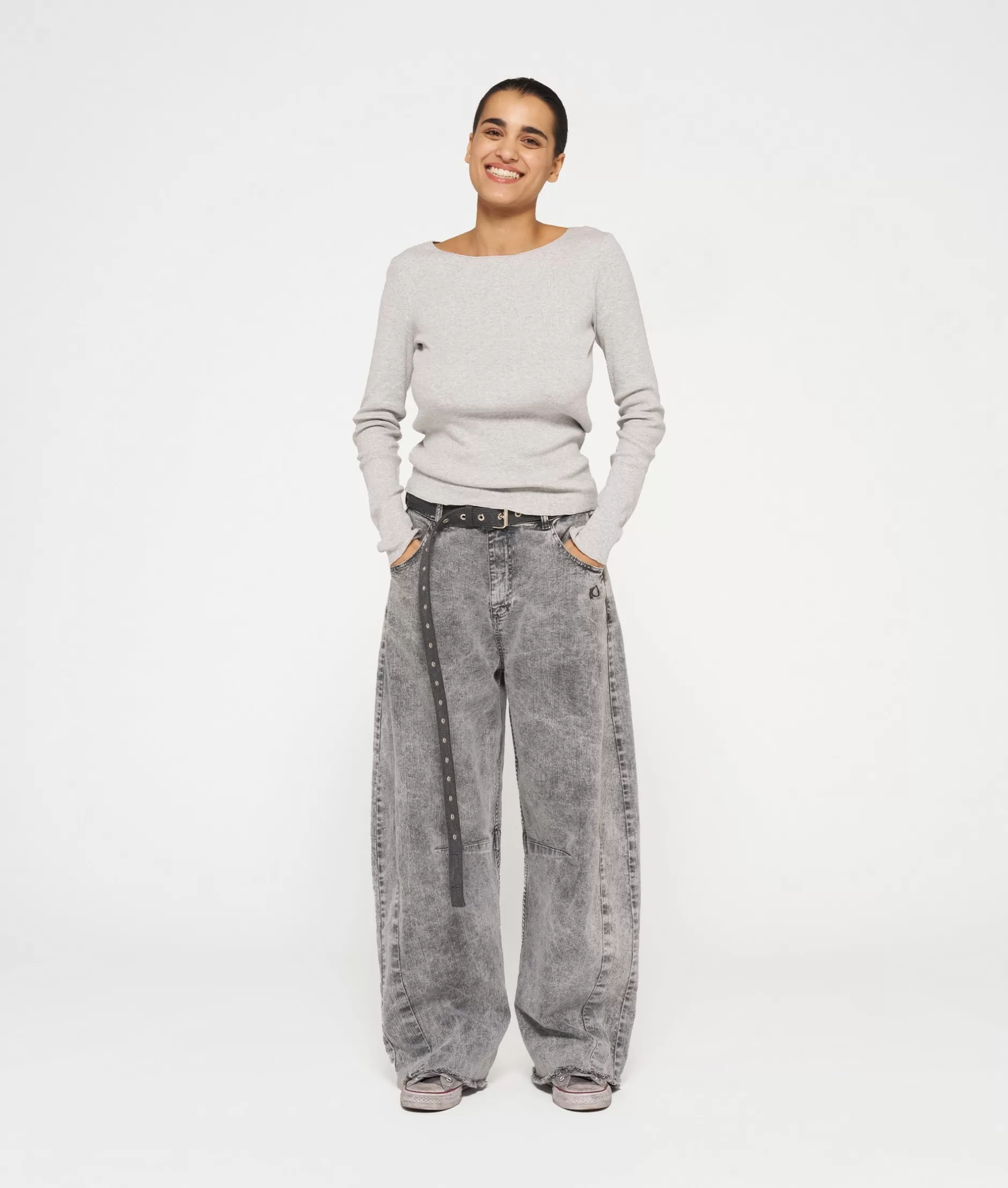 10 Days | Maglia Termica Donna con Scollatura a Barchetta - Essential Autunnale in Cotone Biologico, Comfort e Stile Senza Tempo per Tutto il Giorno