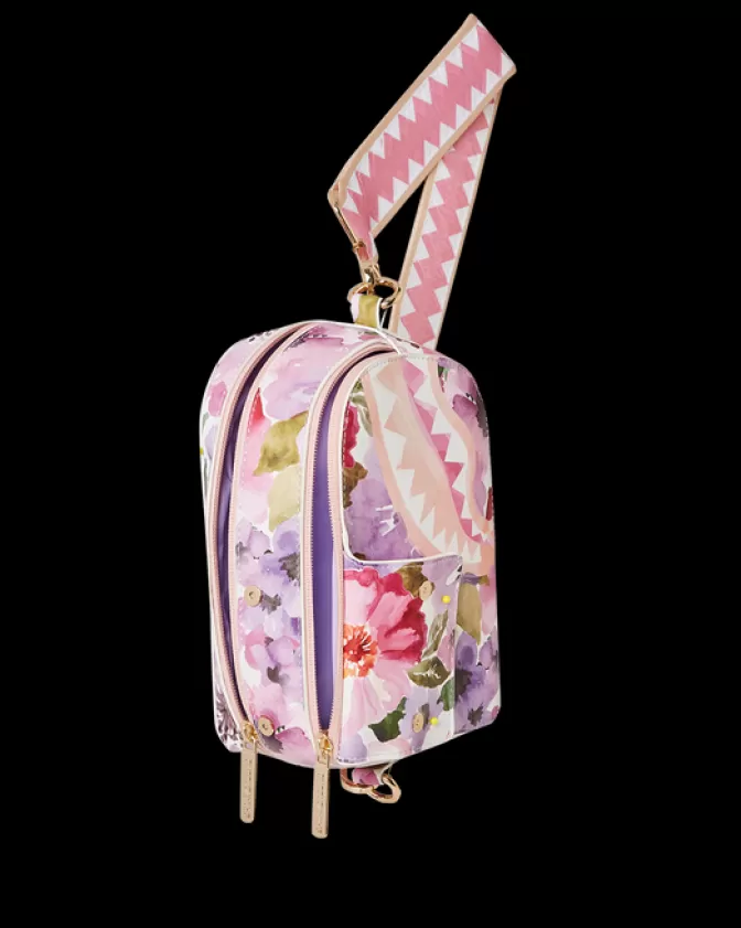 Zaino a tracolla crossbody Sprayground - Design giungla botanica per stile urbano e avventure quotidiane. Collezione Essential con tasche multifunzionali.