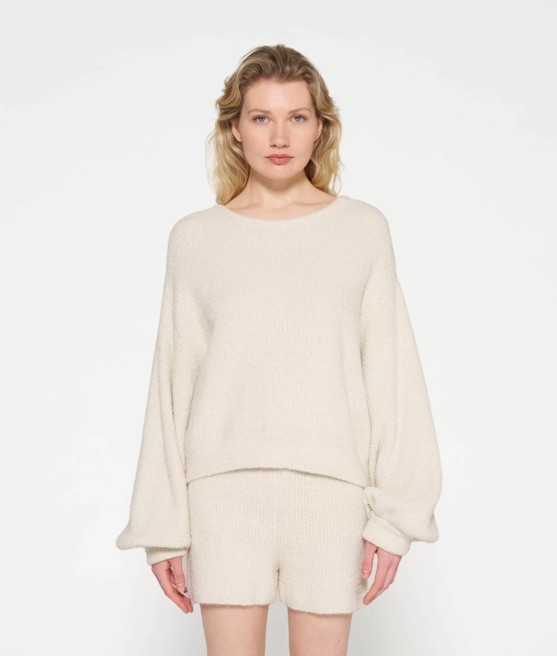 Maglioncino Bouclé Donna - Tessuto Morbido e Confortevole, Stile Casual 10DAYS