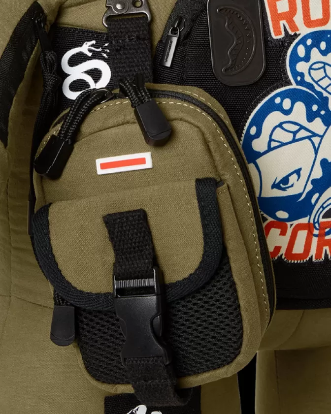 Zaini Sprayground Edizione Speciale - Orsetti Iconici con Design Aviatore Fearless e Stile MoneyBear, Ispirati a Call of Duty