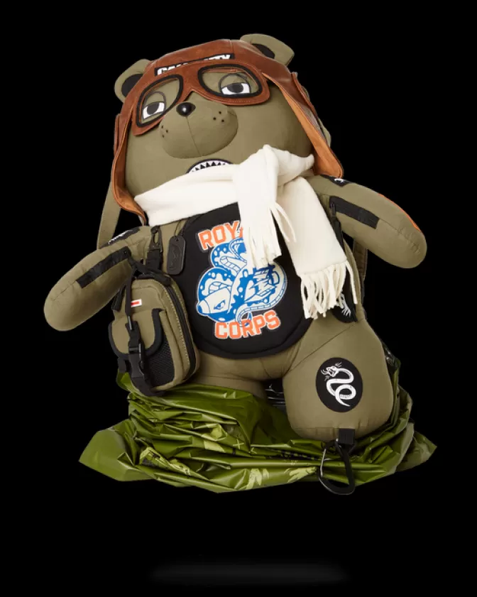 Zaini Sprayground Edizione Speciale - Orsetti Iconici con Design Aviatore Fearless e Stile MoneyBear, Ispirati a Call of Duty