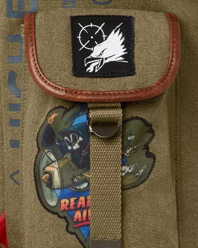 Zaino Limited Edition Sprayground Monte Carlo - Design El Diablo ispirato a Call of Duty con scomparti multifunzionali e dettagli premium