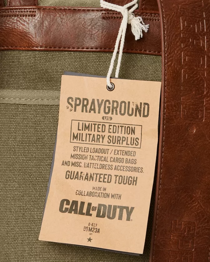 Zaino Limited Edition Sprayground Monte Carlo - Design El Diablo ispirato a Call of Duty con scomparti multifunzionali e dettagli premium