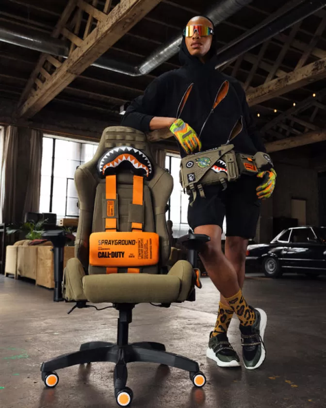 Sprayground Poltrona Gaming 'Call of Duty' - Design Ergonomico per Sessioni Intense con Massima Stabilità