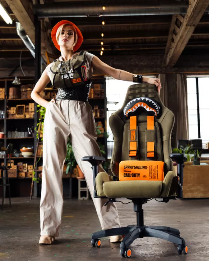 Sprayground Poltrona Gaming 'Call of Duty' - Design Ergonomico per Sessioni Intense con Massima Stabilità