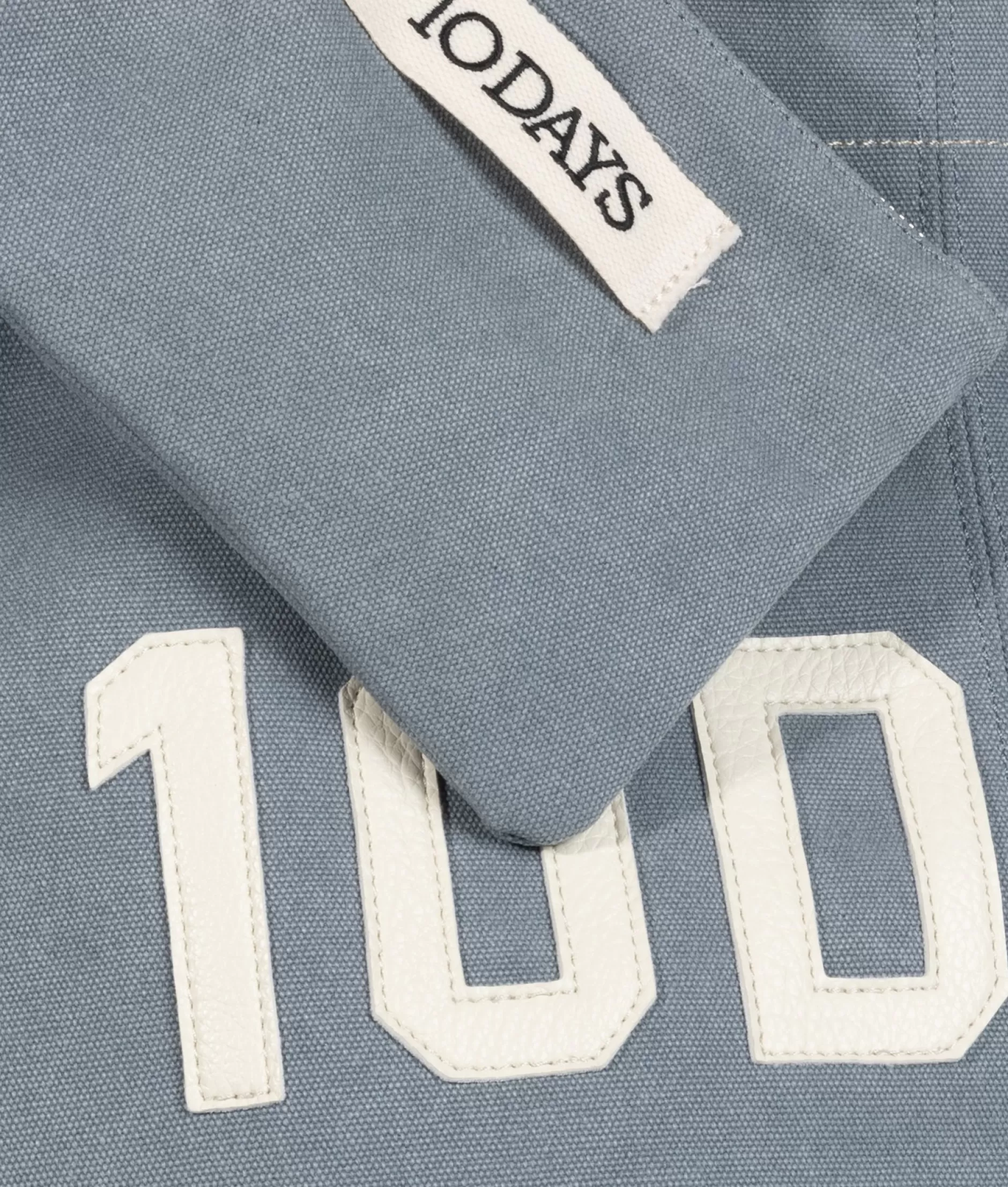 10-DAYS Borsa Donna Elegante - Shopper in Tela Naturale con Tasconi, Pratica e Capiente per Ogni Occasione
