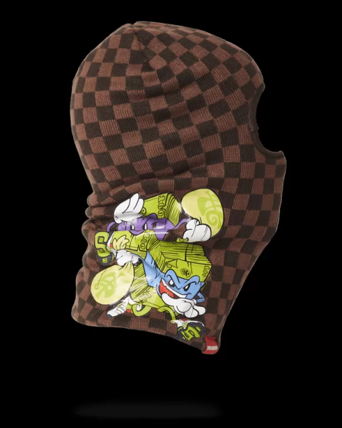 Passamontagna Sprayground x Chase Bank - Accessori Termici per Escursioni Polari, Design Esclusivo per Sport Invernali e Avventure Urbane