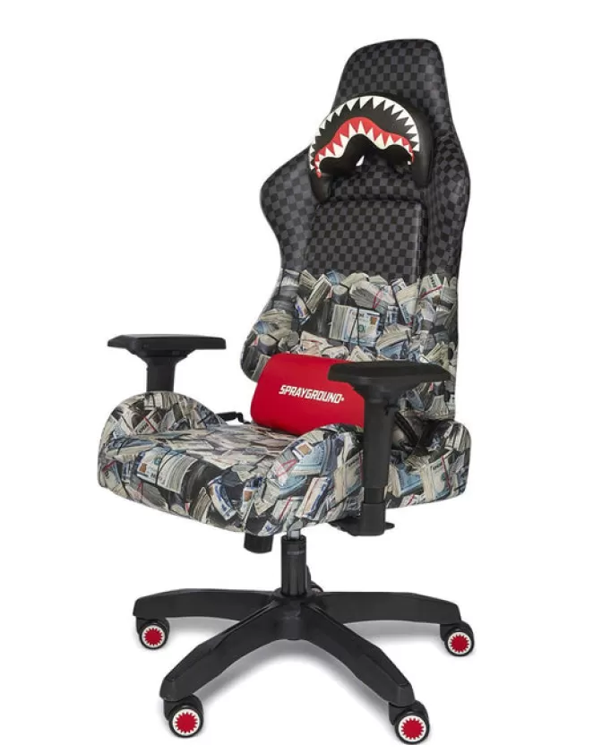 Sprayground Poltrona Gaming Check Money - Edizione Limitata con Design Unico (Rarità Assoluta)