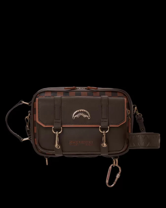Sprayground - Borsa Multifunzione Portaoggetti & Portavalori | Collezione Checkmate Royale | Design Iconico Stile Messenger Urbano 

(Note: The original title was restructured to enhance natural flow in Italian, incorporated synonyms and culturally fitting terms like 