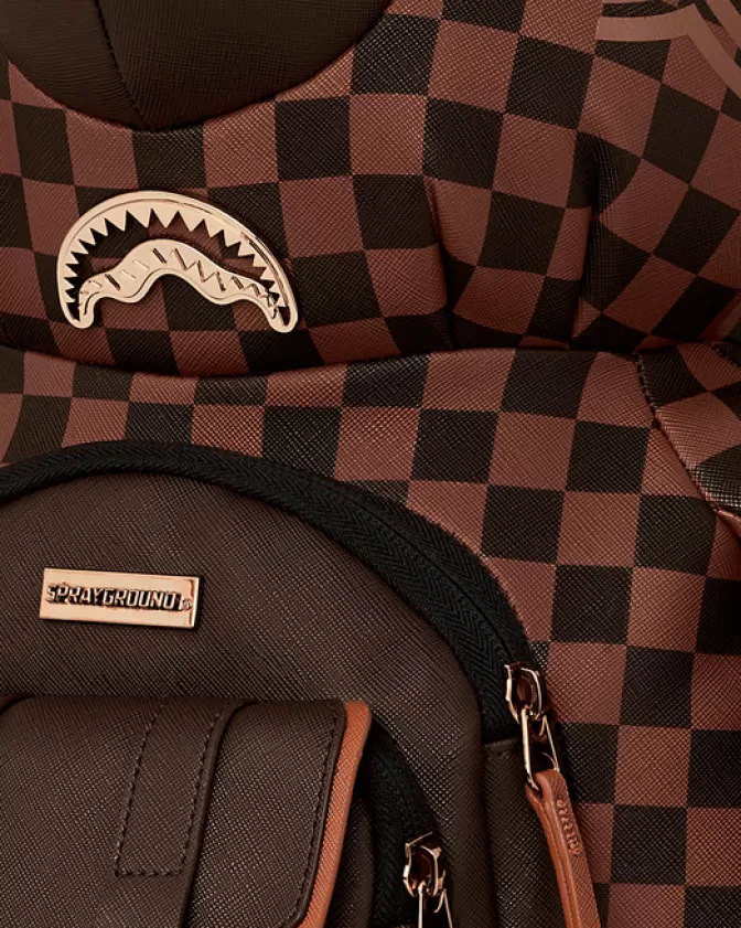 Sprayground - Zaini Peluche Orsacchiotto | Collezione Scacco Matto Reale e Ricco Orsetto