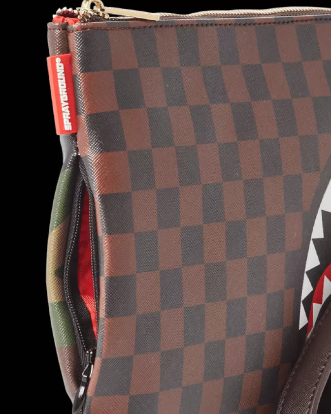 Sprayground Tracolla Versatile Stile Crossover - Design Mimetico Antiriflesso con Tasche Funzionali