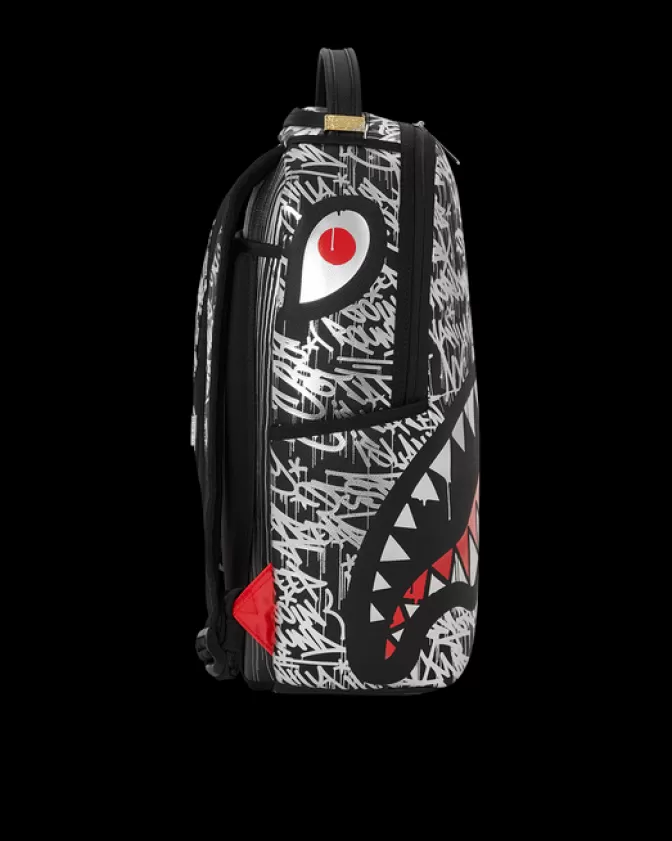 Zaino Sprayground DLXV Cromo Distruttore - Design Futuristico con Finiture Specchiate per Stile Urbano e Avventure Dynamiche