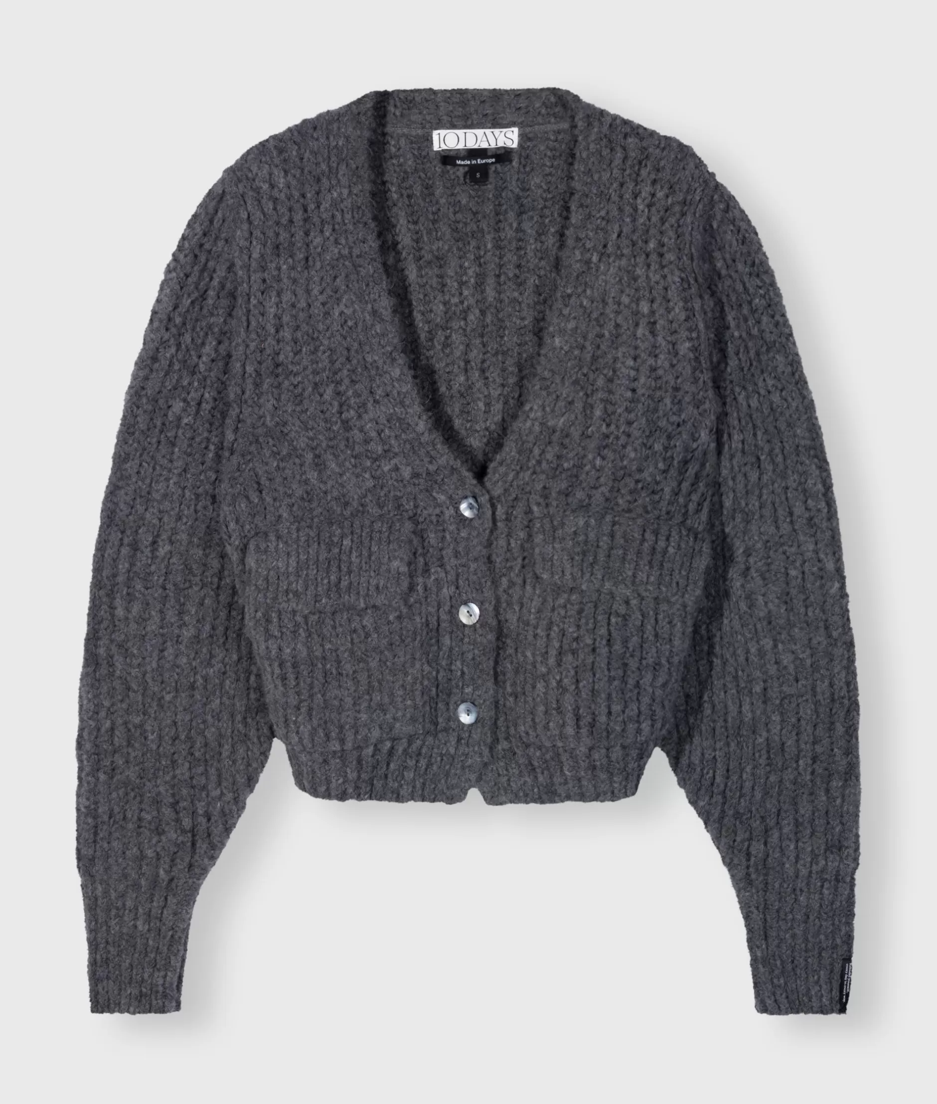 Cardigan Donna 10 Giorni - Maglione Oversize in Lana Spessa, Stile Casual Invernale Confortevole