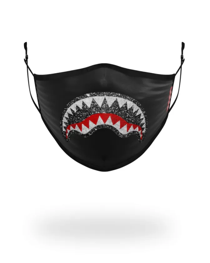 Mascherina Sprayground Total Black - Design Essenziale con Protezione Ottimale e Stile Urbano | Sprayground Originale | Copertura Viso Confortevole Nera Unisex