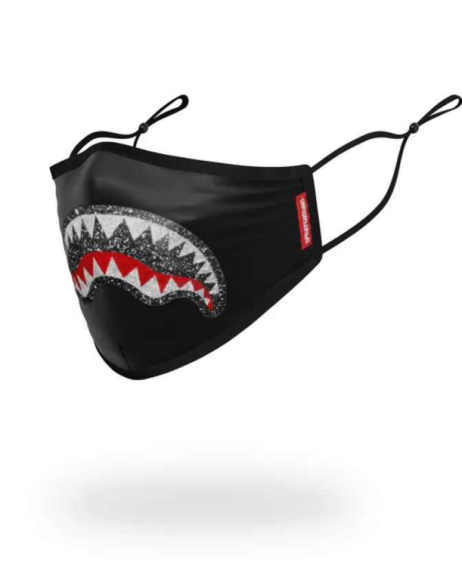 Mascherina Sprayground Total Black - Design Essenziale con Protezione Ottimale e Stile Urbano | Sprayground Originale | Copertura Viso Confortevole Nera Unisex